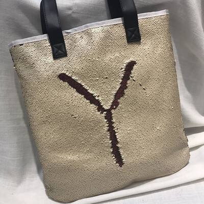 

Tailored Double Color Sequins Handbag Shoulder Bag Tote Ladies Purse