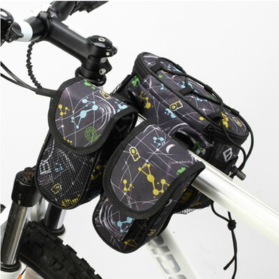 

New Hot mountain bicycle tube bag four-in-one bicycle bag faucet handlebar bag bicycle saddle bag 3 Color