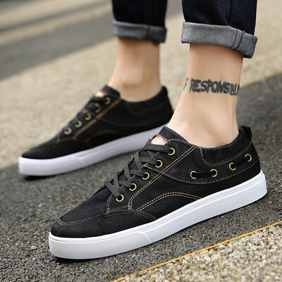 

2019 new summer Korean version of the trend of leisure canvas youth autumn board shoes old Beijing cloth shoes tide shoes