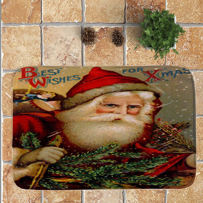 

Tailored Merry Christmas Welcome Doormats Indoor Home Carpets Decor 40x60CM