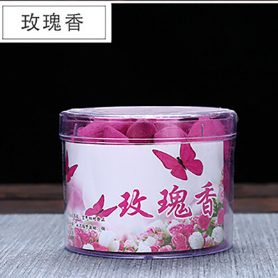 

Siaonvr 1 Box About 40pcs Retro Handmade Porcelain Ceramic Backflow Incense Burner Buddh