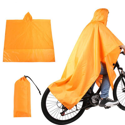 

Greensen 3 in 1 Multifunctional Orange Outdoors Mountaineering Bike Riding Raincoat