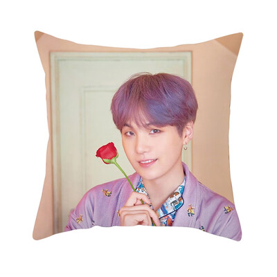 

Kpop BTS New Album MAP of The Soul Persona Concept Square Throw Pillow Cover Pillowcase