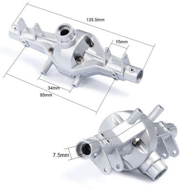

Tailored 1pc Alloy Front & Rear Axle Housing for Axial SCX10 110 RC Crawler Car New