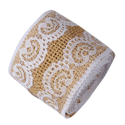 

Wedding Decoration Diy Lace Linen Roll 5M Vintage Wedding Burlap Ribbon Sisal Lace Trim Jute Hessian Event Party Decor Supplies