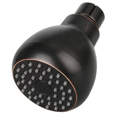 

High Pressure G12 Shower Head 3 Inch Adjustable Swivel Copper Ball Joint Shower Head Anti-clog Bathroom Spray Showerhead Brushed