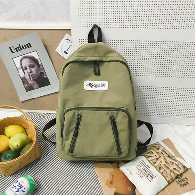 

Baggage girl Korean version high school insfeng Yuansu Street photographs college studentsbackpack harbor wind&Japanese depa