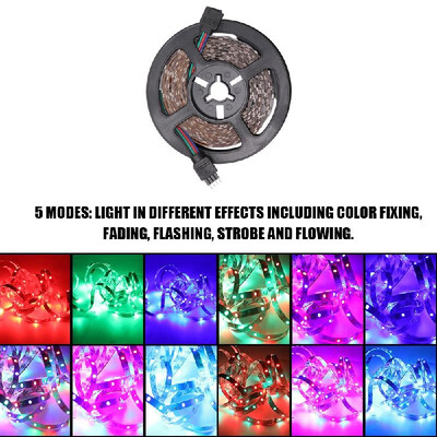 

RGB LED Strip Light 5M 60Ledm DC12V Flexible LED Strip Home Decoration