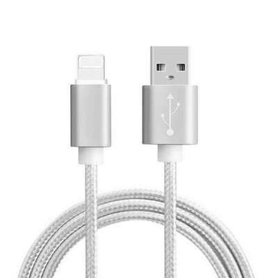

USB Cable For iPhone Xs Max Nylon Braided Fast Data Charging Cable For iPhone X 8 7 6 6s Plus 5 5s SE Mobile Phone Cable