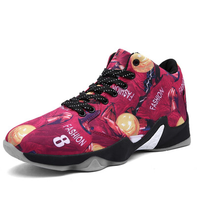 

Camouflage basketball shoes non-slip wear-resistant sports shoes stadium boots