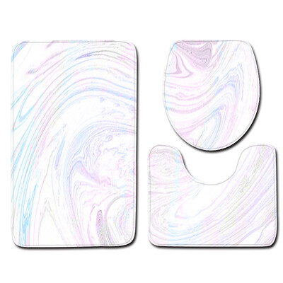 

Gobestart 3pcs Non-Slip Bath Mat Bathroom Kitchen Carpet Doormats Decor