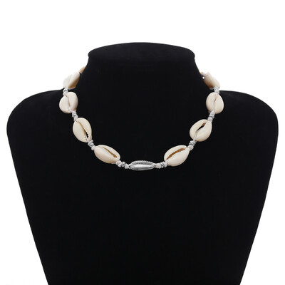 

2018 Hawaiian Sea Shell Choker Necklace Bracelet Anklet Jewelry Bohemian Turkish Gold Foot Chain For Women Collar Chocker