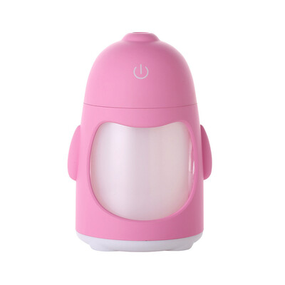 

Siaonvr Portable Penguin Humidifier Mini Night Light USB Humidifier Air Purifier