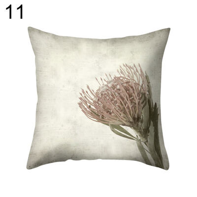 

Vintage Flower Throw Pillow Protector Case Cushion Cover Sofa Bedding Articles
