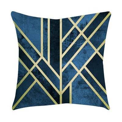 

〖Follure〗Rose Black Gold Cushion Cover Square Pillowcase Home Decoratio
