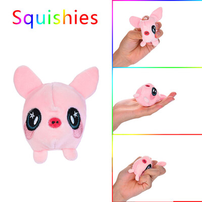 

Gotoamei Furry Squishies Pig Scented Stuffed Slow Rising Toys Stress Relief Toy Hop Props