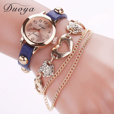 

RM Simple Fashion Small And Exquisite Dial Leather Strap Ladies Bracelet Watch