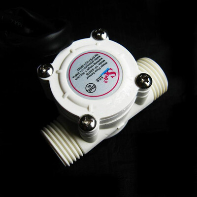 

2PCS Antirust Water Flow Meter Sensor Counter Indicator Flowmeter fuel pool float switch Hall for water heaters 1-30Lmin DN15