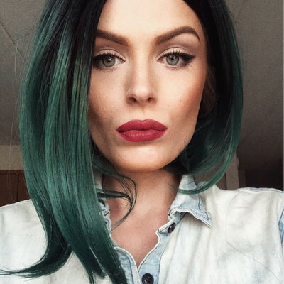 

〖Follure〗Wigs Short Straight Synthetic Hair Full Wigs for Women Natural Looking Heat Resi
