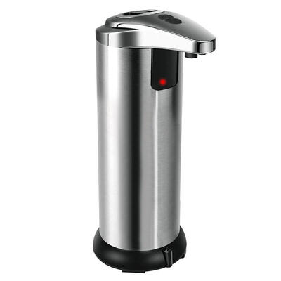 

250ml Automatic Soap Dispenser Stainless Steel Sensor Bath Liquid Bottle