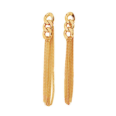 

Charm Chic Women Fashion Stylish Accessories Female Chain Earrings Long Earrings
