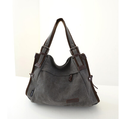

Canvas bag ladies single shoulder fashion trend 100 recreational retro bag handbag inclined large fashion bag