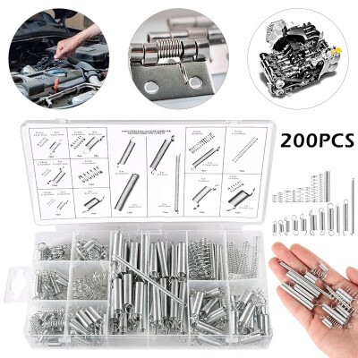 

200pcspack Spring Assortment Spiral Spring Galvanized Spring Set Spring Rate Extension Spring