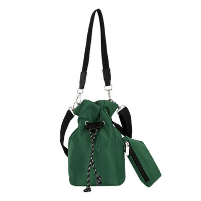 

2pcsset Bucket Messenger Women Shoulder Bags Nylon Clutch Satchel Handbags