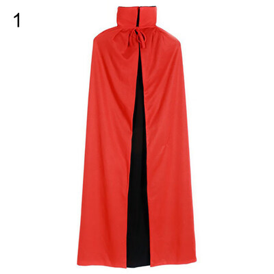 

Kids Halloween Vampire Cape Devil Demon Reversible Cloak Fancy Dress Costume