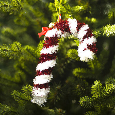 

Toponeto Home Decor Gifts Crutch Pendant Christmas Tree Ornament Party Hanging Decor
