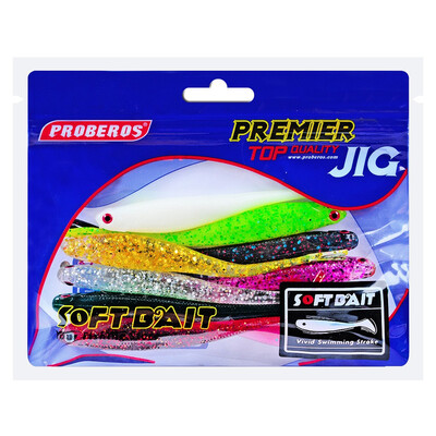 

VISSEN 10pcsbag 125cm 7g Soft Rubber Bait Fishing Lures Wobbler Worm Carp Fishing Bait Artificial Silicone Swimbait Fishing