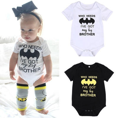

Batman Newborn Baby Boys Girls Romper Bodysuit Babygrows Outfits Sunsuit Clothes