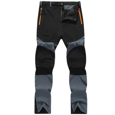 

UNSIOM Mens Outdoor Mens Soft shell Camping Tactical Cargo Pants Combat Hiking Trousers
