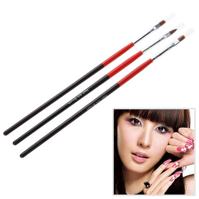

3x Soft&Professional Pen Nail Art Brushes Tool Set