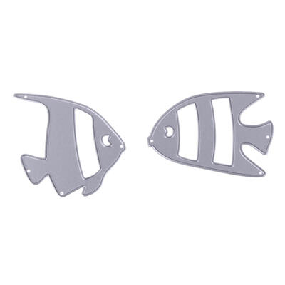 

2pcs Metal Cutting Dies Stencils for DIY Scrapbooking Photo Album Card Fish