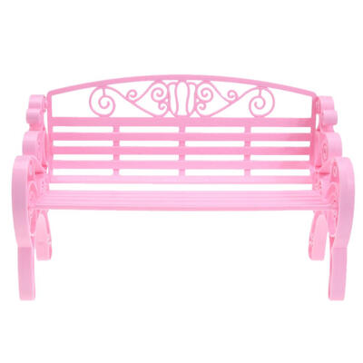 

Garden Park Bench Chair Miniature Barbie Dollhouse Furniture Accessories