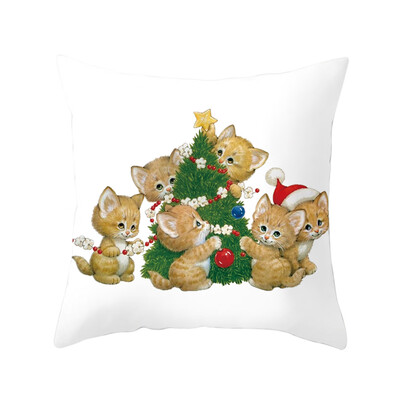 

Tailored Merry Christmas Super Soft Square Throw Pillow Pillow Cover 45x45cm Home Decor
