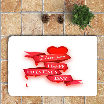 

Gobestart Romantic Valentines Day Area Rug Mat For Living Dining Dorm Room Bedroom Home