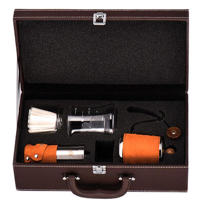 

Hand Coffee Pot Coffee Grinder Set Cappuccino Coffee Accessories Gift Box