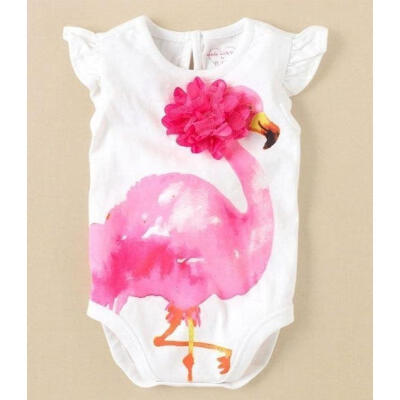 

Newborn Baby Girls Flamingos Romper Bodysuit Jumpsuit Outfits Clothes