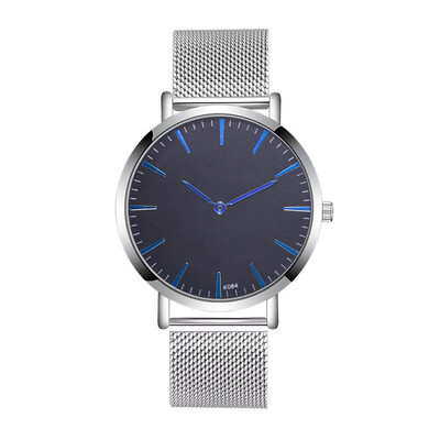 

〖Follure〗Mens Fashion Casual Alloy Steel Strap Analog Quartz Round Watch