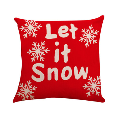 

Tailored Christmas Pillow Covers Embroidery Throw Pillow Cases for Home Car Decorative