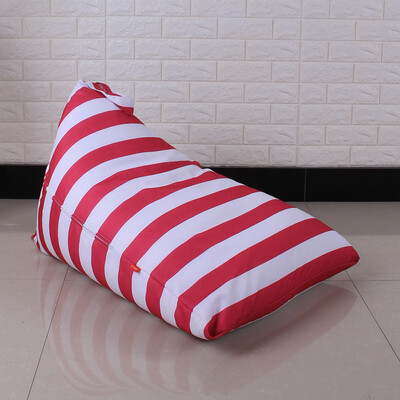 

Gobestart Kids Stuffed Animal Plush Toy Storage Bean Bag Soft Pouch Stripe Fabric Chair A