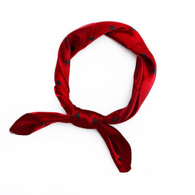 

Dot Silk Scarves Women Small Square Handkerchief Korean Fashion Decor Shawl