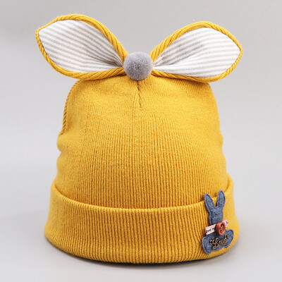 

Knitted cotton baby pullover cap single cap autumn&winter new Korean cartoon cute boys&girls baby hat