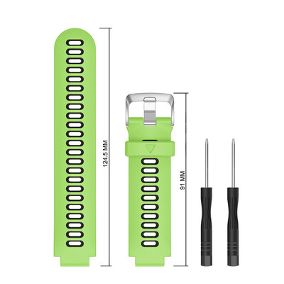 

〖Follure〗Soft Silicone Replacement Wrist Strap Watch Band for Garmin Forerunner 735XT