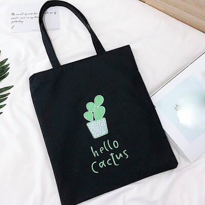 

Tailored Women Fashion Canvas Bag Female Art Bag Student Large-capacity School Bag