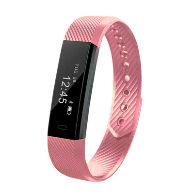 

ID115HR Bluetooth Heart Rate Monitor Smart Bracelet Fitness Tracker Step Counter Wristban