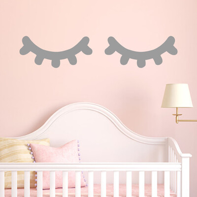 

Toponeto Eyelash Home Decor Wall Sticker Decal Bedroom Vinyl Art Mural