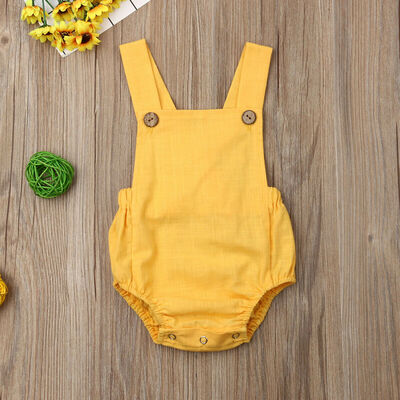

Newborn Baby Boy Girl Romper Bodysuit Sunsuit Summer Outfit Set Clothes